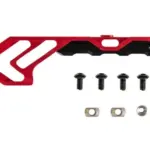 asgbox.pl - Kątowy chwyt przedni AS-M4 KEYMOD/M-LOK - czerwony