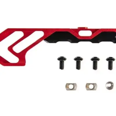 asgbox.pl - Kątowy chwyt przedni AS-M4 KEYMOD/M-LOK - czerwony