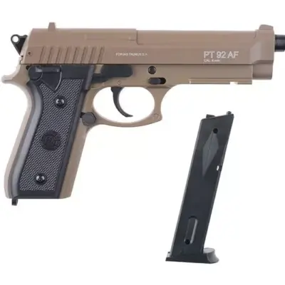 Replika sprężynowa pistoletu TAURUS PT92 - tan CYB-03-019930-00 asgbox.pl Replika sprężynowa pistoletu TAURUS PT92 - tan CYB-03-019930-00 asgbox.pl