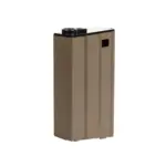 asgbox.pl - Krótki magazynek mid-cap 110 kulek do replik M4/M16 - tan