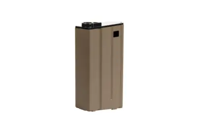 asgbox.pl - Krótki magazynek mid-cap 110 kulek do replik M4/M16 - tan