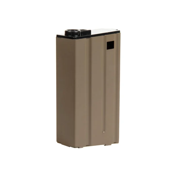 asgbox.pl - Krótki magazynek mid-cap 110 kulek do replik M4/M16 - tan