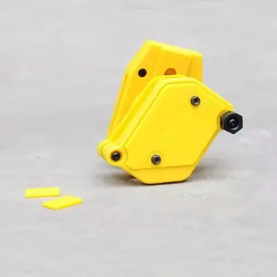 szybka ładownica na magazynek pistoletowy - żółta