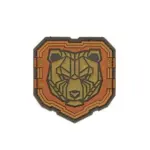 asgbox.pl - Naszywka Industrial Bear - Bronze