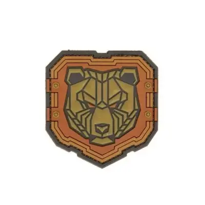 asgbox.pl - Naszywka Industrial Bear - Bronze