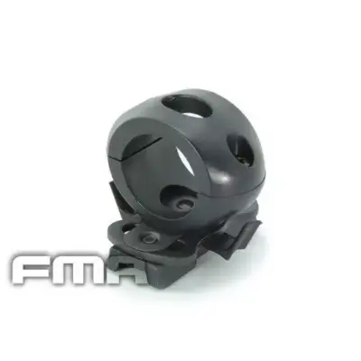 asgbox.pl - Montaż latarki do hełmu (25mm) - czarny