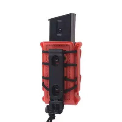 asgbox.pl - Ładownica softshell na magazynki pistoletowe 1911 (jednorzędowe) - pomarańczowa