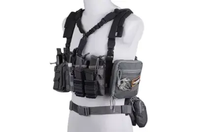 Podwójna ładownica Open I na magazynki AK/M4/G36 - oliwkowa - obrazek 5