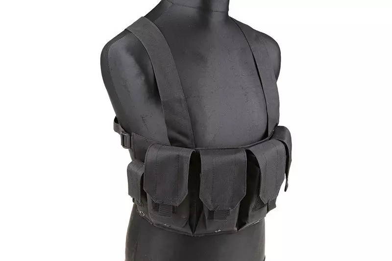 Kamizelka taktyczna typu Chest Rig - czarna OD-G-GFT-18-007965-00 asgbox.pl Kamizelka taktyczna typu Chest Rig - czarna - obrazek 2