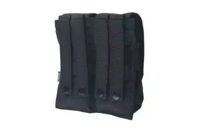 asgbox.pl - Podwójna ładownica na magazynki typu M4/M16 - czarna