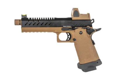 Replika pistoletu Vorsk hi-capa 5.1 BDS - czarna/tan - obrazek 5