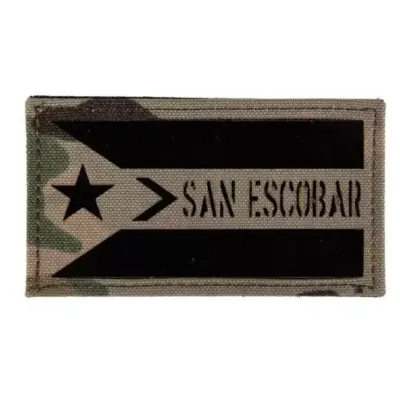 asgbox.pl - Naszywka IR San Escobar cordura - multicam