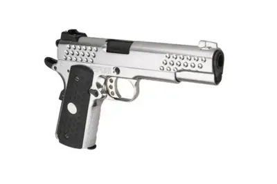 Replika pistoletu Knight Hawk - srebrna - obrazek 2