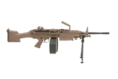 Replika karabinu maszynowego H.M.G. MK2 - tan - obrazek 2