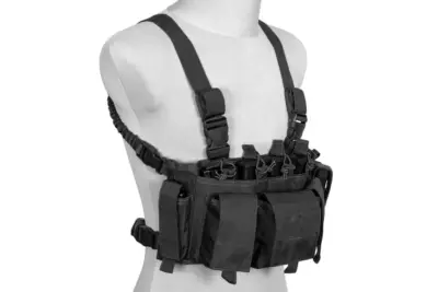 Kamizelka taktyczna Special Ops Chestrig - czarna - obrazek 2