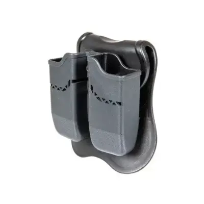 Podwójna ładownica na magazynki pistoletowe Glock - czarna UTT-19-025663-00 asgbox.pl