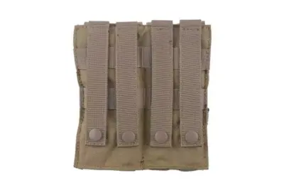 Podwójna ładownica na magazynki typu M4/M16 - tan - obrazek 3