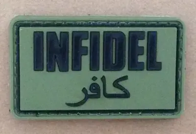 asgbox.pl - Naszywka 3D - Infidel - olive