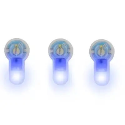 Alternative view of Marker elektroniczny Lightbuck Card Button - pomarańczowy (niebieskie światło)