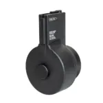 asgbox.pl - Magazynek bębnowy 2150 kulek AR Style do replik M4/M16 - czarny