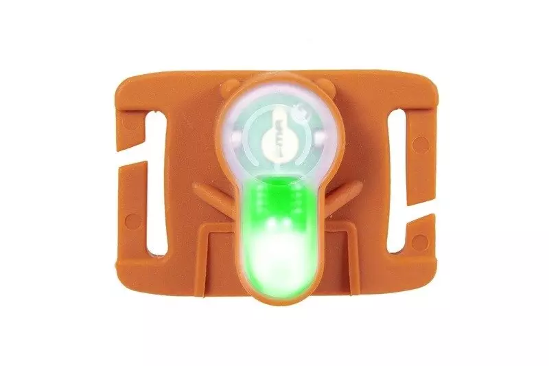 Marker elektroniczny Lightbuck MOLLE - pomarańczowy (zielone światło) OD-G-FMA-31-022599-00 asgbox.pl Marker elektroniczny Lightbuck MOLLE - pomarańczowy (zielone światło) - obrazek 2