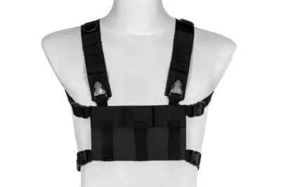 Kamizelka taktyczna Chest Rig Ultra Light - czarna - obrazek 2