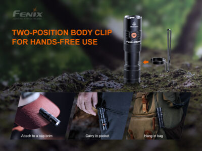 LED Rechargeable EDC flashlight Fenix PD25R - obrazek 9