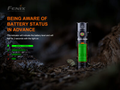 LED Rechargeable EDC flashlight Fenix PD25R - obrazek 10