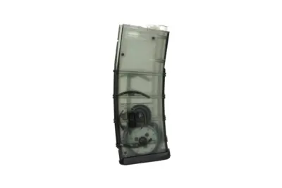 asgbox.pl - Magazynek hi-cap 350 kulek do replik M4/M16 - Translucent Green