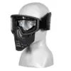 Maska z goglami JT full Face - czarna OD-G-FMA-28-027792-00 asgbox.pl