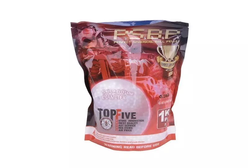 Kulki P.S.B.P 0,20g 1kg - białe OD-G-GIG-16-000968-00 asgbox.pl asgbox.pl - Kulki P.S.B.P 0