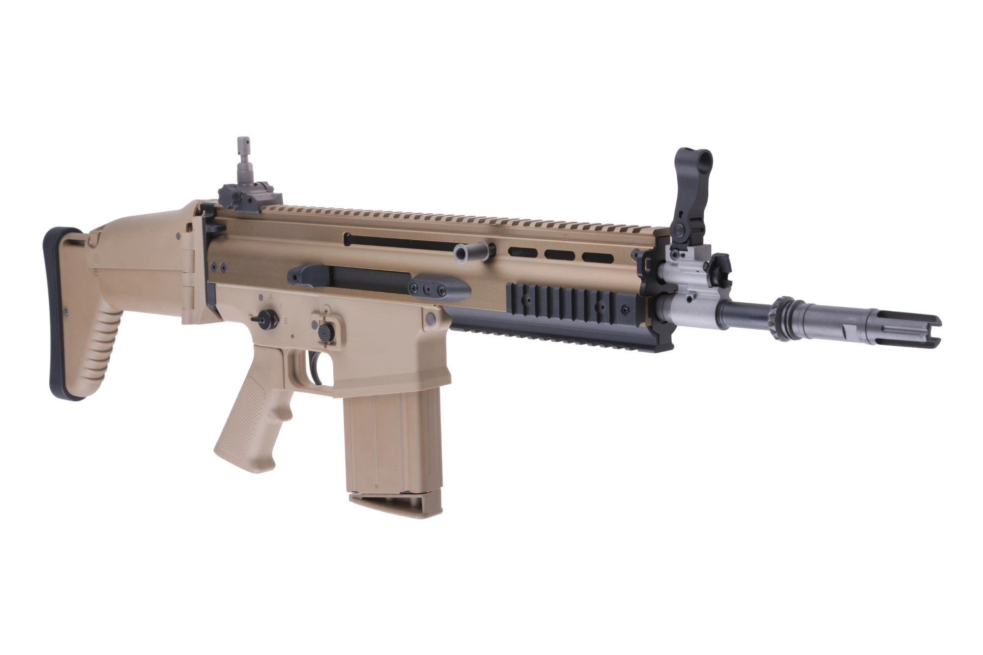 Replika karabinka WE MK17 MOD 0 Open Bolt - tan OD-G-WET-02-017092-00 asgbox.pl Replika karabinka WE MK17 MOD 0 Open Bolt - tan - obrazek 4