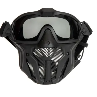 Maska z goglami i wentylatorem - czarna UTT-28-030293-00 asgbox.pl Maska z goglami i wentylatorem - czarna UTT-28-030293-00 asgbox.pl
