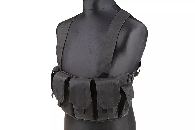 Kamizelka taktyczna typu Chest Rig - czarna OD-G-GFT-18-007965-00 asgbox.pl Kamizelka taktyczna typu Chest Rig - czarna - obrazek 4