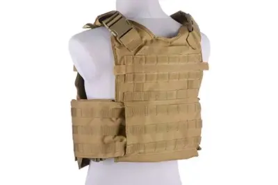 Kamizelka taktyczna typu Armor Plate Carrier - tan - obrazek 4