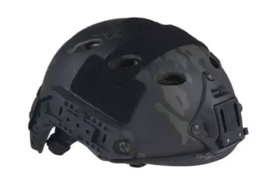 Replika kasku FAST PJ - MC Black - obrazek 2