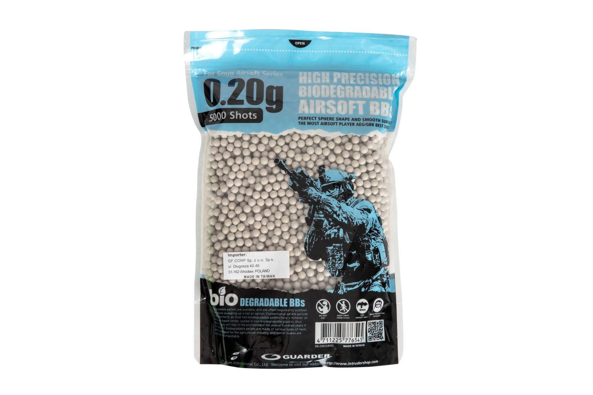 Kulki biodegradowalne 0,20g - 5000 szt. OD-G-GUA-16-029444-00 asgbox.pl asgbox.pl - Kulki biodegradowalne 0