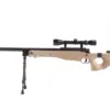 Replika karabinu snajperskiego MB08D - z lunetą i dwójnogiem - tan OD-G-WEL-03-017865-00 asgbox.pl