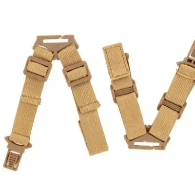 Alternative view of Zestaw klamer masek do hełmów - tan