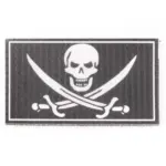 asgbox.pl - Naszywka IR - Bad Calico Jack - czarna