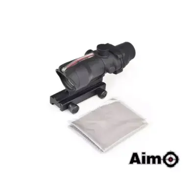 Celownik kolimatorowy typu ACOG (ze światłowodem) - czarny AMO-10-013654-00 asgbox.pl Celownik kolimatorowy typu ACOG (ze światłowodem) - czarny AMO-10-013654-00 asgbox.pl