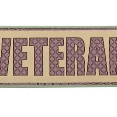 asgbox.pl - Naszywka 3D - Veteran - olive