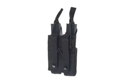 Podwójna ładownica na magazynki typu MP5 - czarna - obrazek 3