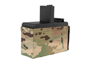 asgbox.pl - Elektryczny magazynek pudełkowy 2500 kulek do LMG - Multicam