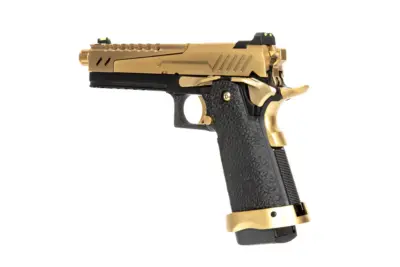Replika pistoletu Hi-capa 5.1 Split Slide - złota / czarna - obrazek 2
