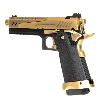 Alternative view of Replika pistoletu Hi-capa 5.1 Split Slide - złota / czarna