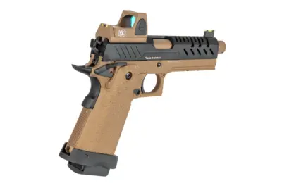 Replika pistoletu Vorsk hi-capa 4.3 BDS - czarna/tan - obrazek 3