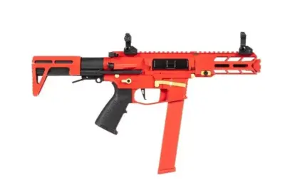 Replika pistoletu maszynowego Nemesis X9 - czerwona - obrazek 2