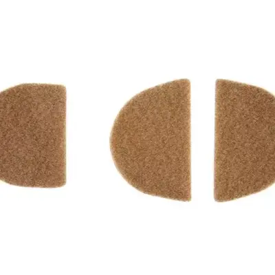 asgbox.pl - Naklejki z rzepami na ochronniki słuchu - Tan