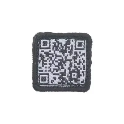 asgbox.pl - Naszywka QR Code - czarna